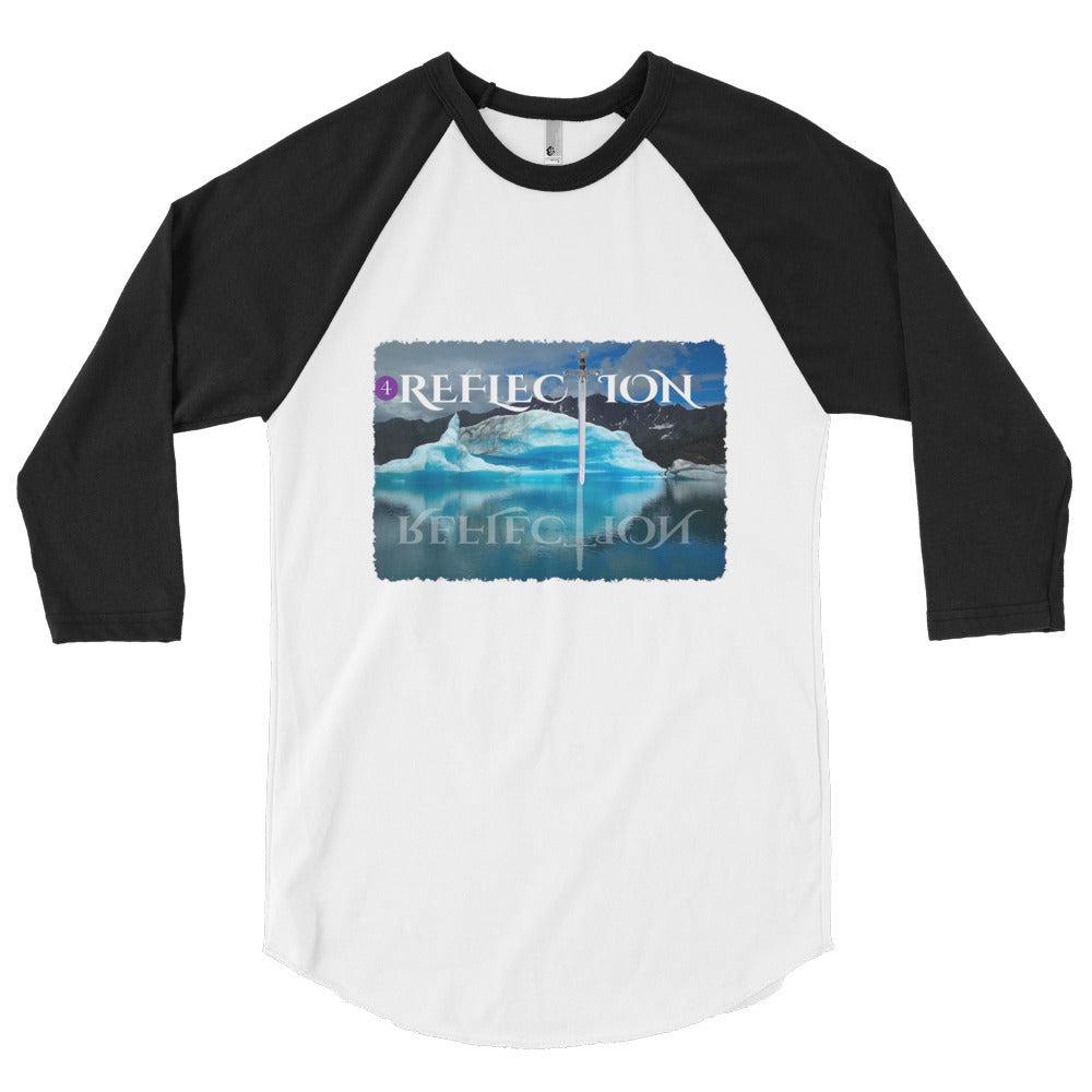 3/4 sleeve raglan shirt